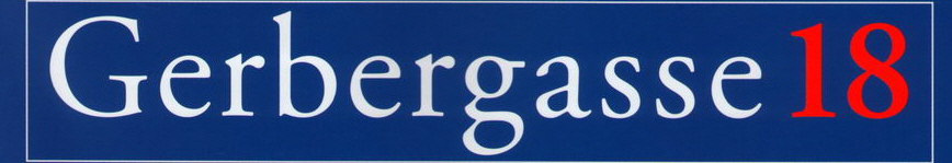 Gerbergasse 18 - Logo