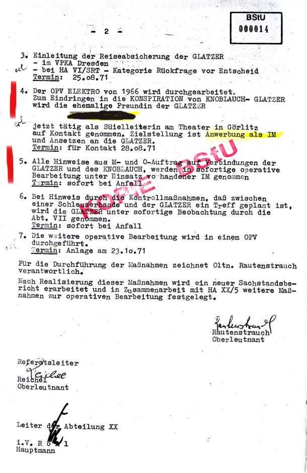 G�nter Knoblauch - Ein IM aus dem Operationsgebiet BRD berichtet an das MfS